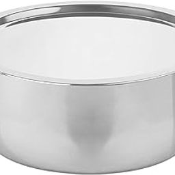 Milton Pro Cook TriPly Stainless Steel 22 cm Tope with SS Lid, 4.25 Litre, Durable, Dishwasher Safe, Induction and Gas Ready, Patila for Boiling, Steaming and Cooking, 3 Years Warranty-14