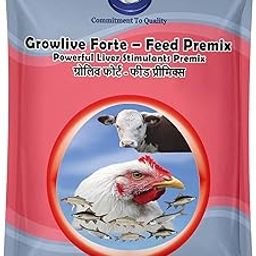 Growel Agrovet Growlive Forte Feed Premix: A Powerful Liver Feed Premix For Digestion And Better Fcr Of Aquaculture, Poultry, Horses, Pigs, Goats And Sheep- 1 Kg., All Life Stages-image-75