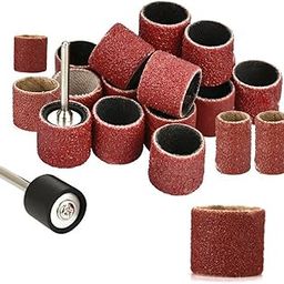 384pcs Sanding Drum for Rotary Tool, Sanding Bands Sleeves Kit for Drum Sander with Drum Mandrels-image-61