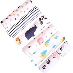 LazyToddler Cotton Premium Flannel Baby Swaddle | Soft & Warm Unisex Baby Wrapper | Newborn Blanket for Winter | Breathable & Gentle on Baby Skin | Multipurpose Swaddling Cloth (Blue, 30 x 30)-image-13