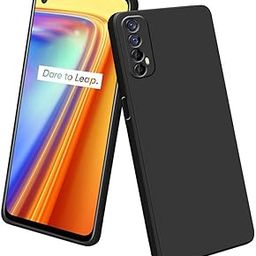 LIRAMARK Silicone Soft Back Cover Case for Realme 7 / Narzo 30 4G / Narzo 20 Pro (Silicone Black)-11