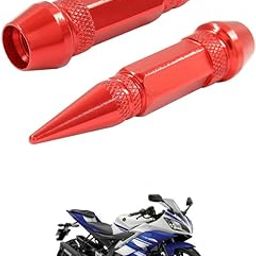 LOVMOTO Universal 2PC Spiked Aluminum Stem Valve Caps Dustproof Tire Wheel Stem Caps for Cars,SUVs,Trucks Bicycles and Motorcycles Comfortable with R-15-image-9