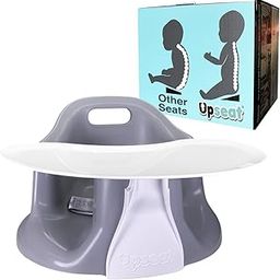 Upseat Baby Chair Booster Seat with Tray (Grey)-image-32