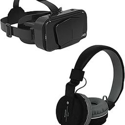 Drumstone 𝗖𝗼𝗺𝗯𝗼 3D VR Glasses & Wireless Bluetooth Headphones – Perfect for Movies, Gaming, and Music with Comfortable Fit and Versatile Audio Options! - 𝟭𝟱 𝗬𝗲𝗮𝗿𝘀 𝗪𝗮𝗿𝗿𝗮𝗻𝘁𝘆-0