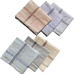 Handkerchiefs for Men & Women | Soft, Absorbent & Reusable White rumal-12pc/45-image-53