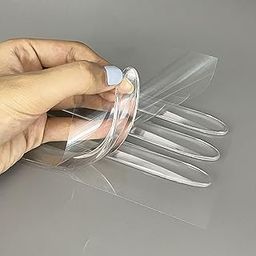 YOURKARTS.COM Car Door Edge Guards Protector Anti-Collision Strip Reflector Sport Design & Clear Options | Flexible Silicon & PVC Edge Guard (Transparentset, Transparentset of Set of 10)-image-83
