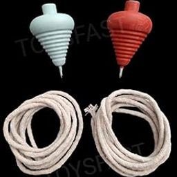 TOYSFAST (2 Pcs Lattu Toys With Thread) Plastic Spinning Lattu With Thread For Kids/Lattoo Toy For Kids/Plastic Spinning/Traditional Indian Game (A88)-26