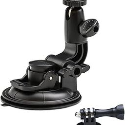 Car Camera Mount Holder for GoPro, Suction Cup Car Windshield Dashboard Dash Mount, Heavy Duty Action Camera Stand for GoPro Vlogging SJCAM-41
