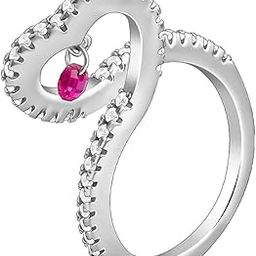 925 Silver cute Whimsical Quirky Rings Gift for Women &Girls-image-9