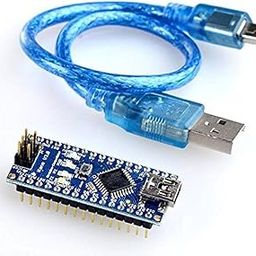 QUICKSMART Nano V3 Board compatible, Nano v3 Board with Soldered Pins & USB Cable For Beginners or robotics starter kits compatible Arduino Nano V3 - Pack of 1-27