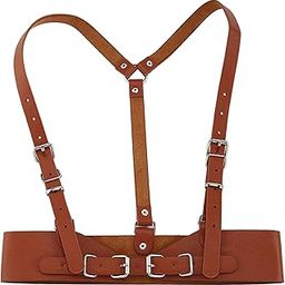PU Leather Women's Waist Belt Underbust Corset Steampunk Cincher Brown | Clothing, Shoes & Accessories | Womens Accessories | Belts-image-69