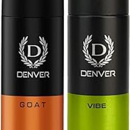 DENVER Goat & Vibe Deodorant For Men- 150ML Each, Pack of 2| Long Lasting Deodorant Body Spray-image-128