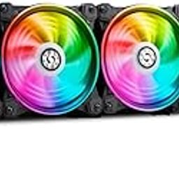 XPG Levante 360 Addressable RGB All-in-One CPU Liquid Cooler | ARGB Controller | Dual-Ring FDB Fans (LEVANTE360-BKCWW)-image-24