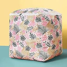 Zevark Large Capacity Clothes Storage Bag, Portable Closet Storage Box with Reinforced Handles, Large Capacity Non Woven Clothes Quilt Storage Bag, for Space Saving-picture-18
