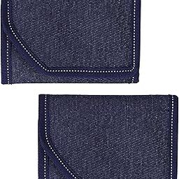 Denim Fabric Unisex designed Compact wallet (Pack of 2 wallet combo)-picture-28