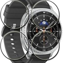 DOMCHI Tempered Glass Screen Protector Compatible For Samsung Galaxy Watch 8 Classic Full Screen Coverage With Easy Installation Kit For Cellphone.-image-91