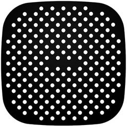 DARKSTICK Reusable Washable Air Fryer Silicone Pot, Easy to Clean, Air Fryer Silicone Pot Liner Compatible Round Air Fryer Oven Pot (Multi Colour) (Square Silicone Sheet-Black-1)-image-89