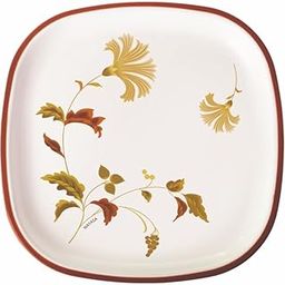 Nayasa Square Quarter Plate DLX | Set of 6 | Microwave Safe Snack Plate | Durable & Stylish | Perfect for Serving Snacks, Desserts & Small Meals | Kitchen Dinnerware | Maroon-picture-31