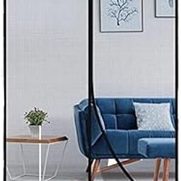 VENDERE Polyester Magnetic Mosquito Net Mosquito Curtain for All Door Auto-Closing Insect Screen to Keep Mosquito Out Screen Door Reinforced Fiberglass Mesh Curtain Back Door Mesh Multicolor-picture-14