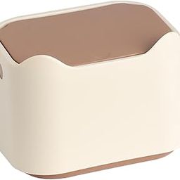 CLUB BOLLYWOOD® Mini Trash Can Dustbin Countertop Wastebasket for Countertop Tabletop Beside Khaki | Household Supplies & Cleaning | Trash Cans & Wastebaskets|Home & Garden |1 Mini Trash Can-picture-22
