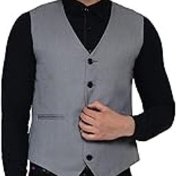 Men's Solid Waistcoat-image-52