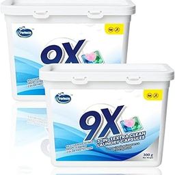 Perfecto Cleaner 9X 3-in-1 Extra Clean Laundry Capsules - (Pack of 2) 60 Wash | 600g | Deep Cleaning, Color Protection & Long Lasting Fragrance | Suitable for Front & Top Load Washing Machines-4