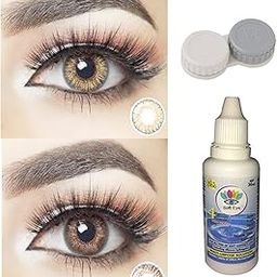 Diamond Eye Monthly Disposable Hazel, Brown Colored Contact Lenses, (0, Pack of 2)-image-47