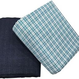 Combo Of Men's Poly Blend Shirt And Trouser Unstistched Fabrics Set (Multicolor_Freesize) 406-picture-27
