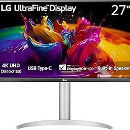 LG 27UP850K-W 27-inch Ultrafine 4K UHD (3840 x 2160) IPS Computer Monitor, 60Hz, 5ms, DisplayHDR 400, Built-in Speaker, HDMI, DisplayPort, USB Type-C 90W PD, Tilt/Height/Pivot Adjustable Stand, White-image-85
