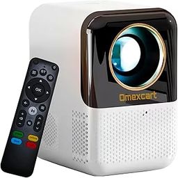 Omexcart Android 10.WiFi 5G BT 5.1 Electronic Focus 4D Keystone Dolby Short Throw (4000 lm) Portable Projector-21