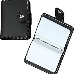 Card Holder for Men and Women - Elegant and Versatile Card Case, Credit Cardholder, Card Organizer, Card Pouch (Black)-80