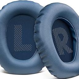 SOULWIT Professional Replacement Earpads Cushions for JBL Quantum 100/100X/100P/100M2 (Q100/Q100X/Q100P/Q100M2), Quantum 350 (Q350) Headphones, Ear Pads with Softer Protein Leather - Navy Blue-image-57