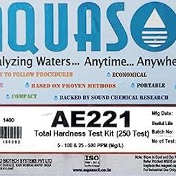 Aquasol AE221 Total Hardness Test Kit 250 Tests (5-100 & 25-500 PPM (MG/L)-15