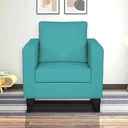 Sofa Architect Wood Alexia 1 Seater Sofa (Aqua Blue)-image-29