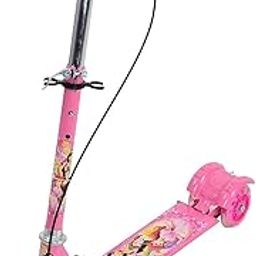 AENCI ENTERPRISE Scooter for Kids|3 Led Light On Wheel Foldable Kick Cycle for Kids,Boys and Girls|Adjustable Height|with Smooth Brakes & Bell|Age 3-12 Years (Pink)-image-40