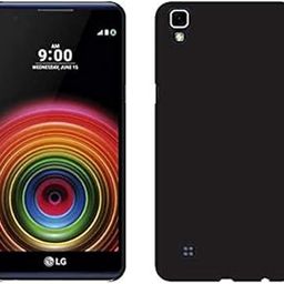 Lg X Power Silicon Case, Liquid Silicon Cover Gel Rubber Full Body Protection Shockproof Drop Protection Case for Lg X Power Black-image-3