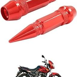 LOVMOTO Universal 2PC Spiked Aluminum Stem Valve Caps Dustproof Tire Wheel Stem Caps for Cars,SUVs,Trucks Bicycles and Motorcycles Comfortable with FLA-me-image-51