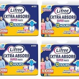 Adult Diaper Pull-Up Pants |Unisex | Upto 12 Hours Absorption |Overnight Protection,Odor Control |Elastic Waist |Diapers for Easier Wearing & Removal |Size -S,Pack of 4-(40 Count,10 Each)-image-32