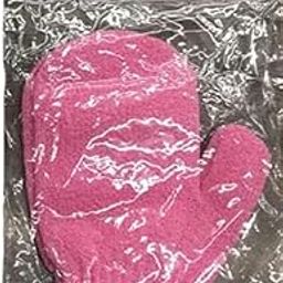 BRUSHMAN Exfoliating Dual Texture Bath Gloves for Shower, Spa, Massage and Body Scrubs, Dead Skin Cell Remover (Pink)-image-44