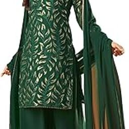 Womens Embroidered Readymade Designer Salwar Kameez with Dupatta Set kurta plazo set for womens-image-34