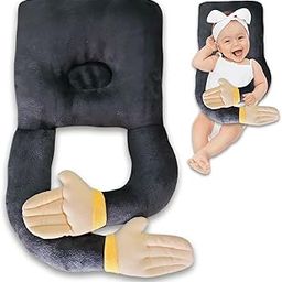 PSEUDO Baby Hugging Pillow for New Born 0-12 Month + Newborn Babies & Kids Products Adjustable Baby Breast Feeding Pillow, Nursing Pillow, Maternity Feeding Pillow. (Grey)-image-96