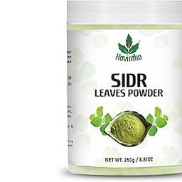 Havintha Herbal Sidr Leaves Powder 250gm | Natural Hair Cleanser & Conditioner | Dry & Damaged Hair Conditioning Hair Mask for Women and Men | Herbal Powder for Hair Care, Skin Care | Chemical Free-5
