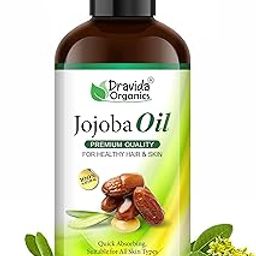 Dravida Organics� Pure Cold Pressed Jojoba Oil for Skin & Hair - Virgin & Unrefined - 100ml-image-21