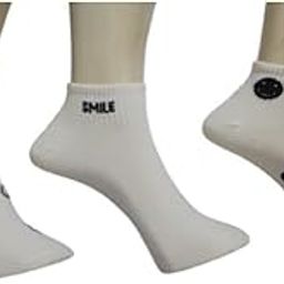 Women's Ankle Length Designer Knitted Multicolor, Multi-Purpose Socks | Socks for Women| Pack of 3 | Design may vary-image-98
