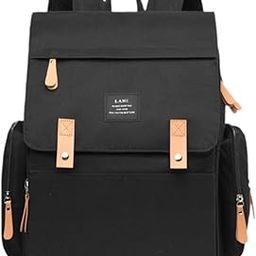 Diaper Bag Backpack for Mom Large Capacity with Changing Pad Travel Bag black-image-70