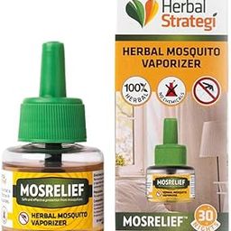 Herbal Strategi Mosquito Repellent Vaporizer Liquid - 40ml | 100% Herbal | Baby-Safe, Skin-Safe, Pet-Friendly | Eco-friendly, Non-Toxic-1