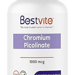 athinika nutrition Chromium Picolinate 1000mcg (240 Vegetarian Capsules) - No Stearates - No Dicalcium Phosphate - Vegan - Gluten Free - Non-GMO-image-26