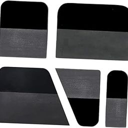 THE STYLE SUTRA 5Pcs Generic PPF Squeegees Accessories for Mirror Paint Protection Film Black-image-15