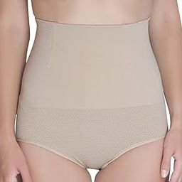 Polyester Women's Seamless High Waist Tummy Control/Tummy Tucker Shapewear Panty-image-48
