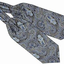 Empire Green Paisley Ascot Cravat For Men-image-93